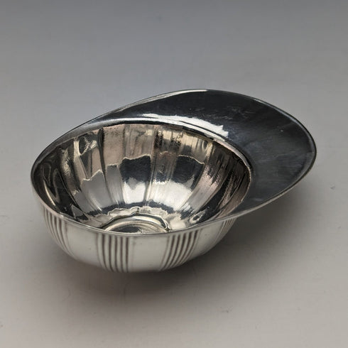 British Antique Silver Plated Jockey Cap Tea Caddy Spoon